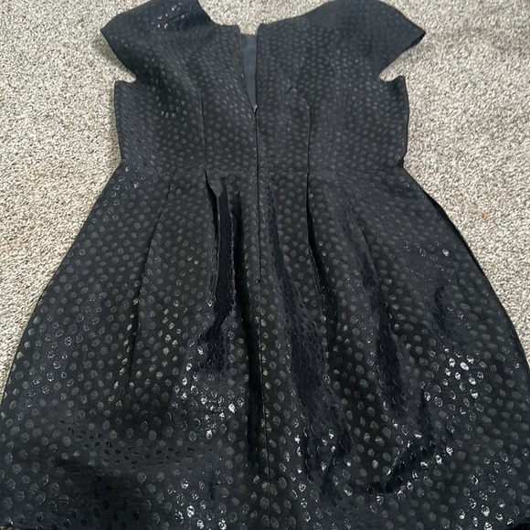 Club Monaco black slik blend mini dress size 6 shiny party - Picture 13 of 13